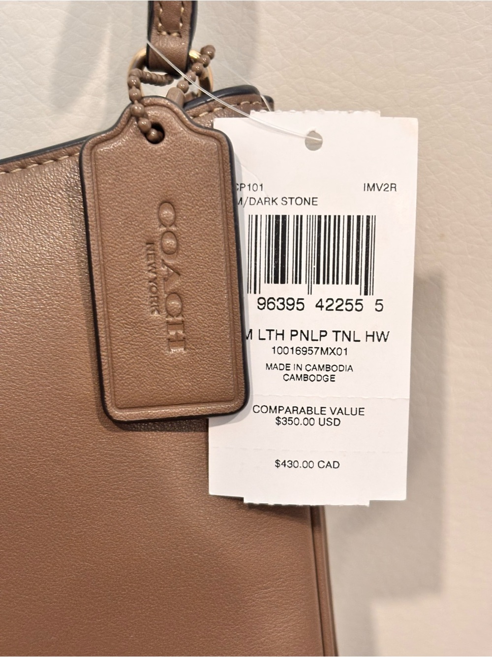 COACH Penelope Brown Saddle Shoulder Bag NWT $350+ - Picture 3 of 15